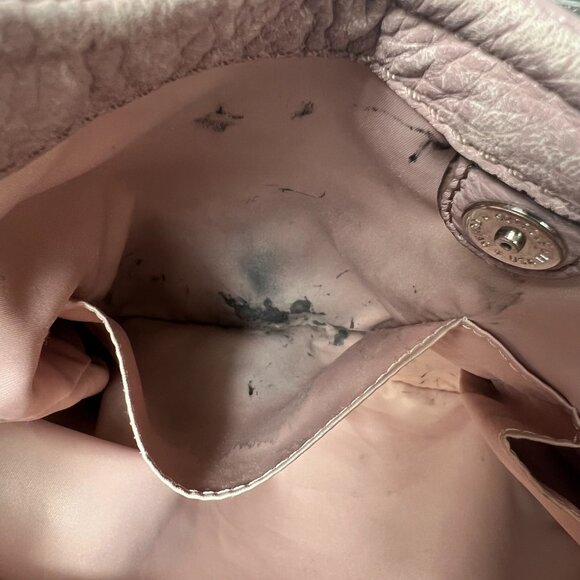 VTG COACH Madison Maggie Pink Blush Pebbled Leather Shoulder Bag - Picture 9 of 9